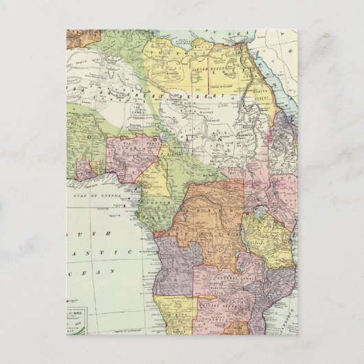 アフリカ、スエズ運河 ポストカード (正面)