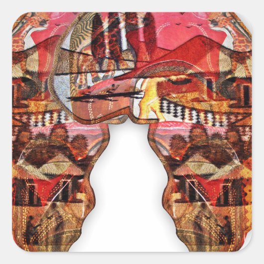 アフリカ スクエアシール (正面)