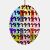 アフリカ セラミックオーナメント (右)