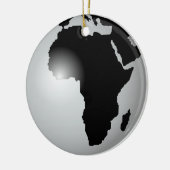 アフリカ セラミックオーナメント (左)