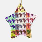 アフリカ セラミックオーナメント (左)