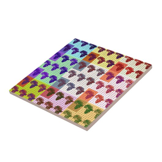 アフリカ タイル (側面)