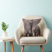 アフリカ、タンザニア、タランギール国立公園。2 クッション (椅子)