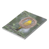 アフリカ。タンザニア。女性の黒首織機 ノートパッド (回転)