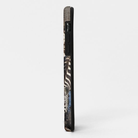 アフリカ。タンザニア。Ndutuでジブラスを飲む Case-Mate iPhoneケース (裏面/左)