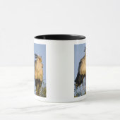 アフリカ。タンザニア。Ndutuの秘書の鳥 マグカップ (中央)