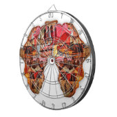 アフリカ ダーツボード (正面右)