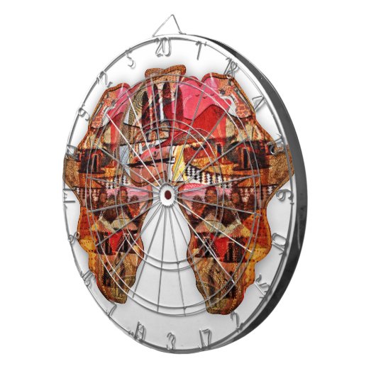 アフリカ ダーツボード (正面右)