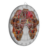 アフリカ ダーツボード (正面左)