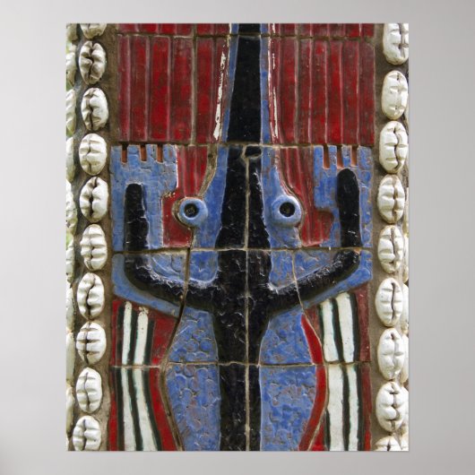 アフリカ、トーゴ、カリメ。職人の手芸センター ポスター (正面)