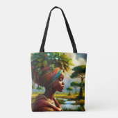 アフリカ トートバッグ (裏面)