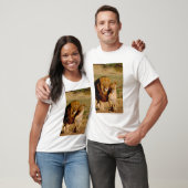 アフリカ ナミビア オコンジーマ ライオン オスメス Tシャツ (ユニセックス)