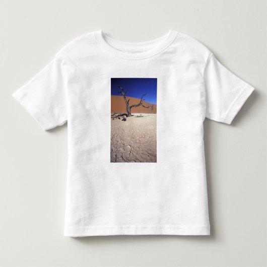 アフリカ ナミビア ソッススフレイ地域 砂丘 トドラーTシャツ (正面)