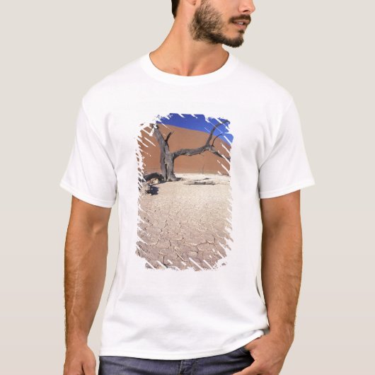アフリカ、ナミビア、ソッススフレイ地域 砂丘 Tシャツ (正面)