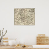 アフリカ，ヌビアとアビシニア ポスター (キッチン)