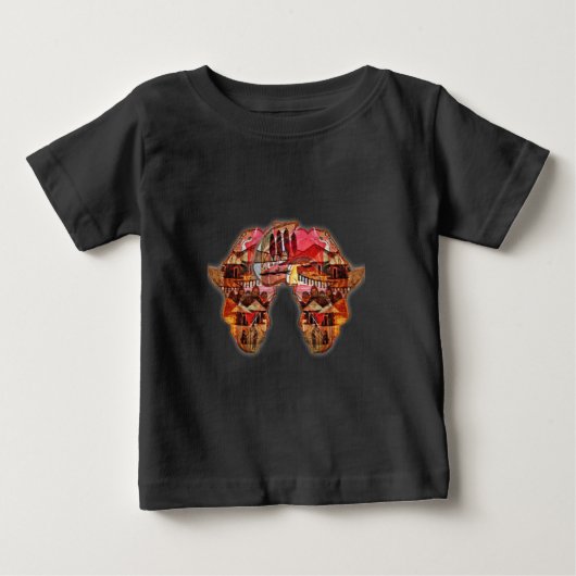 アフリカ ベビーTシャツ (正面)