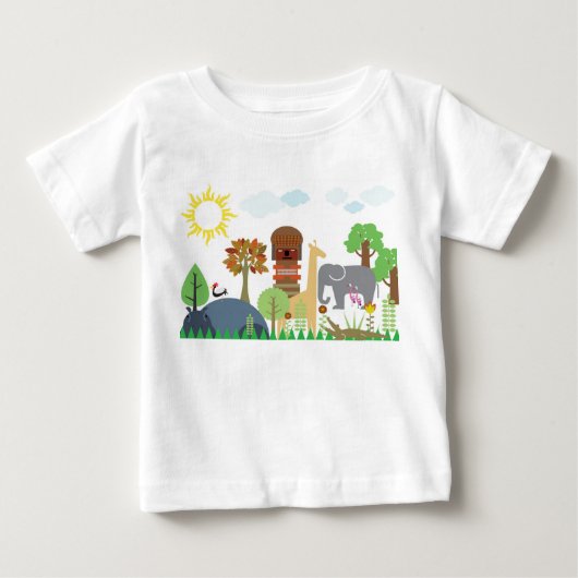 アフリカ ベビーTシャツ (正面)