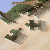 アフリカ、ボツワナ、オカヴァンゴデルタ。南部 ジグソーパズル (側面)