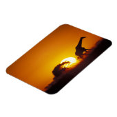 アフリカ，ボツワナ，チョベ国立公園，キリン2 マグネット (左側)