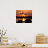 アフリカ、ボツワナ、チョベ国立公園、ヘルド ポスター (キッチン)