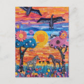 アフリカ ポストカード (正面)