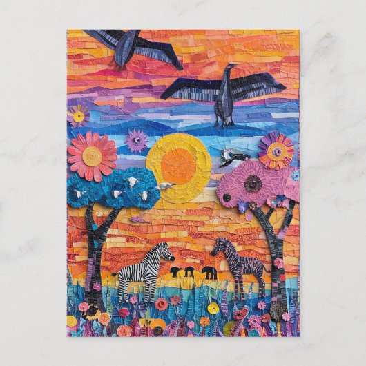 アフリカ ポストカード (正面)