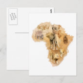 アフリカ ポストカード (正面/裏面)