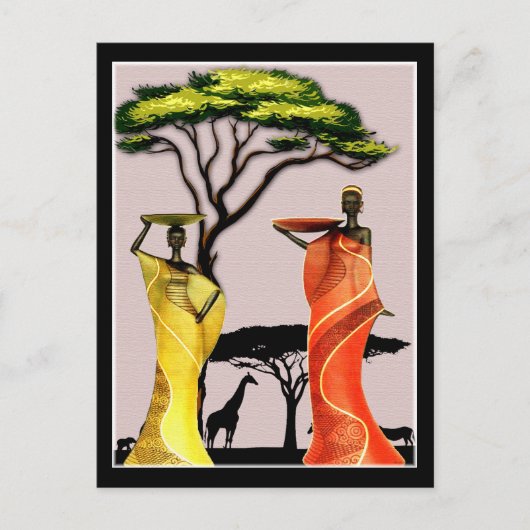 アフリカ ポストカード (正面)