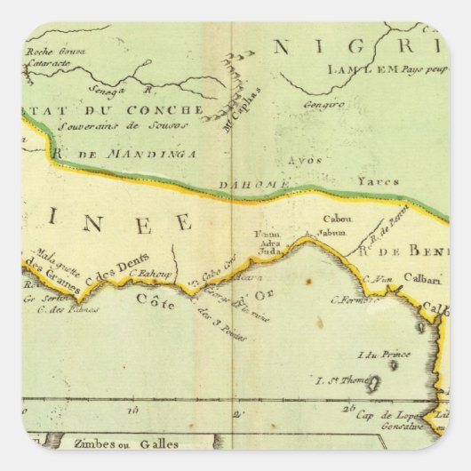 アフリカ、マダガスカル スクエアシール (正面)