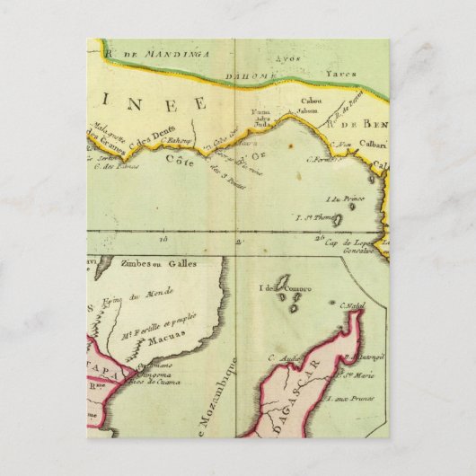 アフリカ、マダガスカル ポストカード (正面)