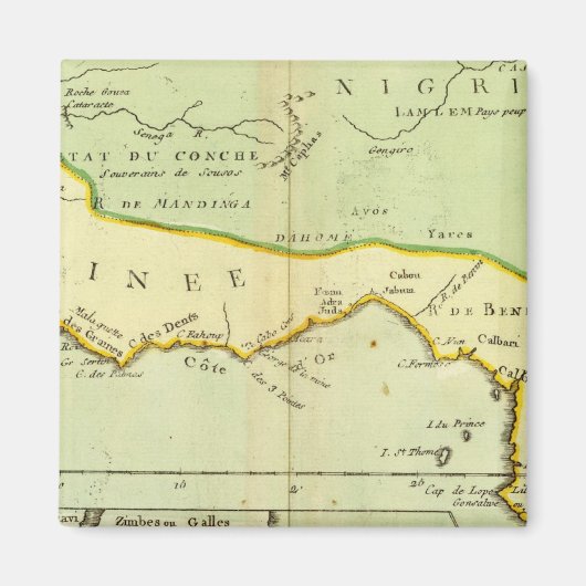 アフリカ、マダガスカル マグネット (正面)