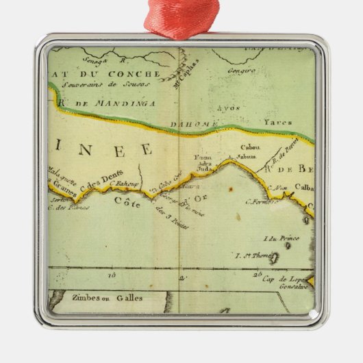 アフリカ、マダガスカル メタルオーナメント (正面)