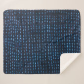 アフリカ（マリ）パタンインジゴ | シェルパブランケット (正面(横))