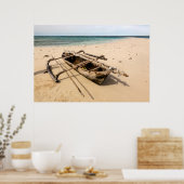 アフリカ、モザンビーク、モグンダ島 ポスター (キッチン)