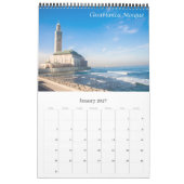 アフリカ – モロッコ –  カレンダー (1月 2027)