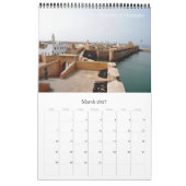 アフリカ – モロッコ –  カレンダー (3月 2027)