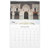 アフリカ – モロッコ – カレンダー (2月 2026)