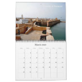 アフリカ – モロッコ –  カレンダー (3月 2026)