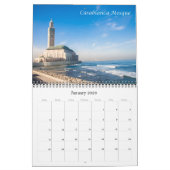 アフリカ – モロッコ –  カレンダー (1月 2026)