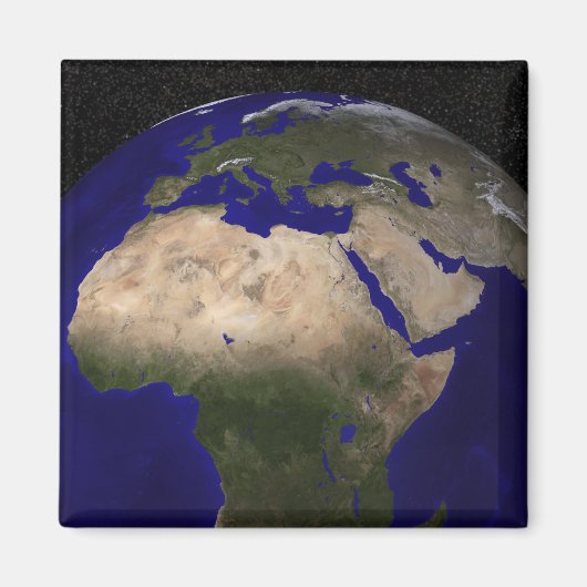 アフリカ、ヨーロッパ、中東、および地域の見解 マグネット (正面)