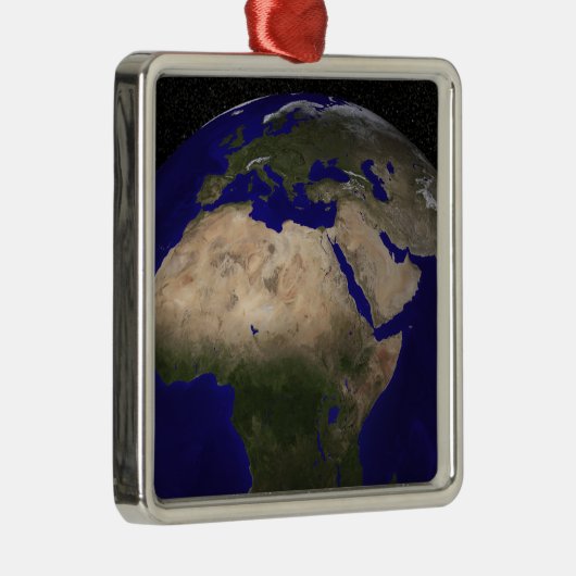 アフリカ、ヨーロッパ、中東、および地域の見解 メタルオーナメント (右)