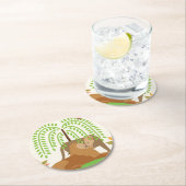 アフリカ ラウンドペーパーコースター (インサイチュ)