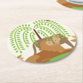 アフリカ ラウンドペーパーコースター (アングル)