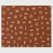 アフリカ ラッピングペーパー (フラット)