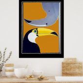 アフリカ・ヴィンテージ旅行のポスター ポスター (キッチン)