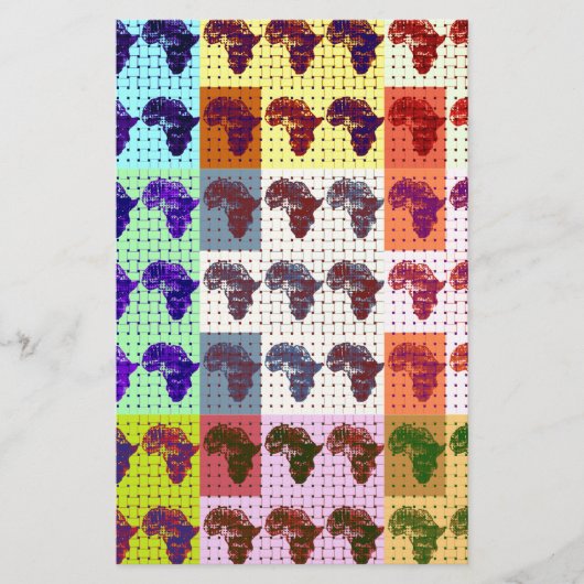 アフリカ 便箋 (正面)