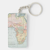 アフリカ: 地図1894年 キーホルダー (裏面)