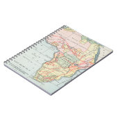 アフリカ: 地図1894年 ノートブック (左側)