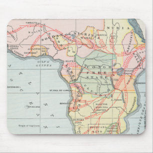 アフリカ: 地図1894年 マウスパッド