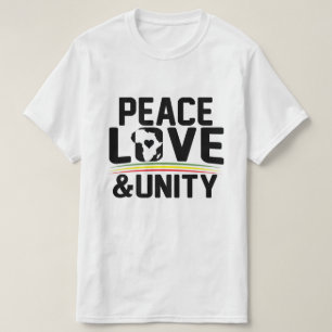 アフリカ – 平和、愛、統一 Tシャツ